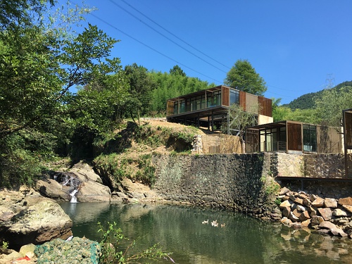 莫干山溪地集裝箱房屋酒店外觀(guān)