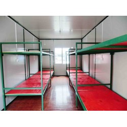 天津住人就集裝箱內部可以放5個(gè)上下鋪
