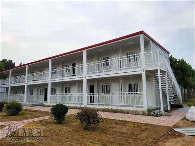 雙層防火集裝箱在密云區已經(jīng)完工了