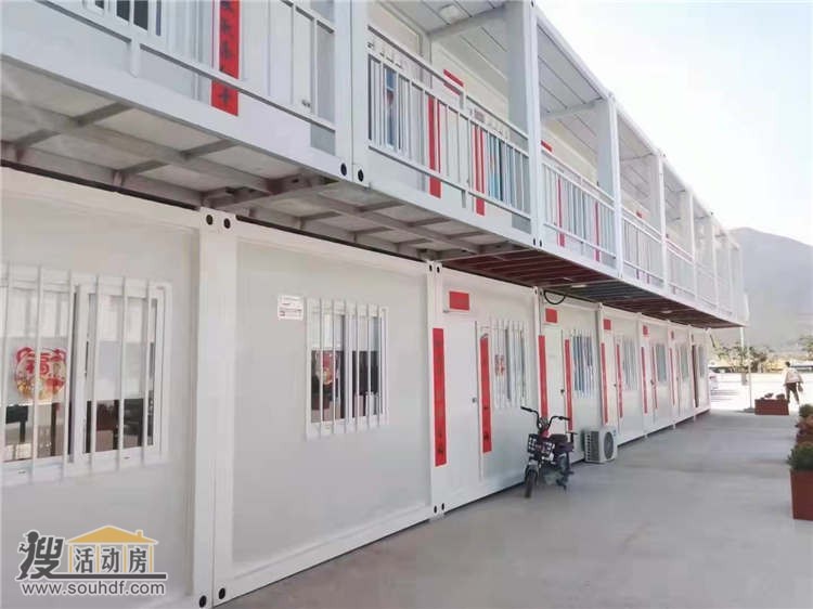 北辰雙街鎮8層新集裝箱板房出租防火隔熱 7.5公分厚墻板